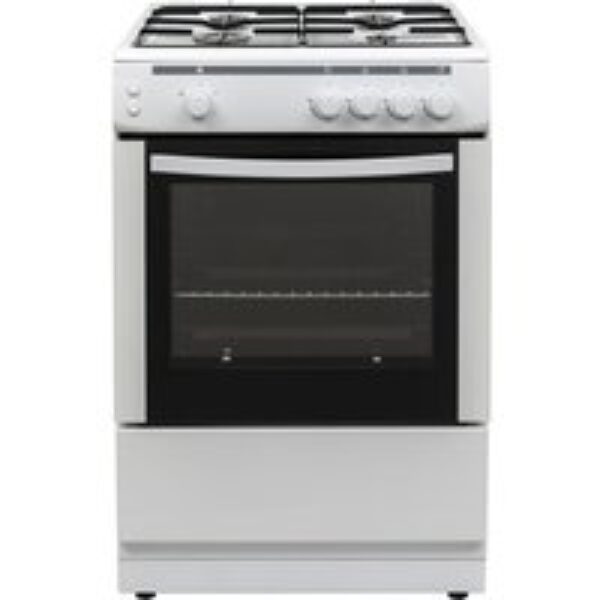 ESSENTIALS CFSG60W18 60 cm Gas Cooker - White