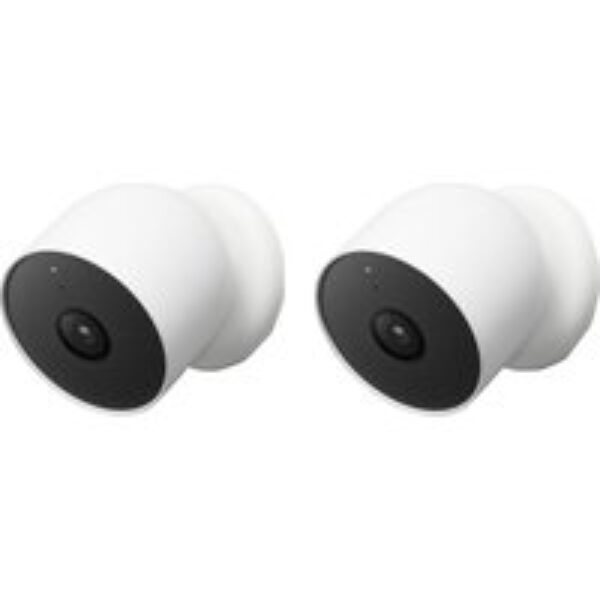 GOOGLE Nest Cam Indoor & Outdoor Smart Security Camera - 2-Pack