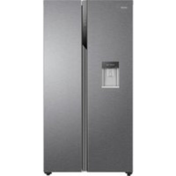 HAIER HSR3918EWPG American-Style Fridge Freezer - Silver