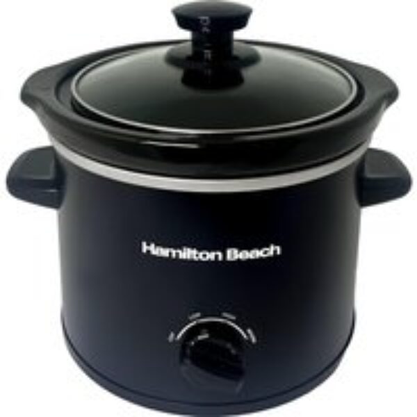 HAMILTON BEACH The Mighty Mini Slow Cooker - Black