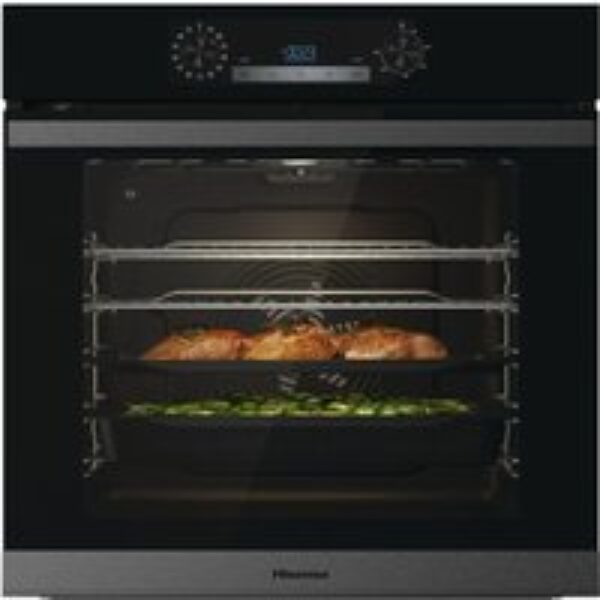 HISENSE AirFry BSA65222PBUK Electric Pyrolytic Oven - Black