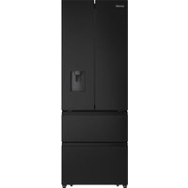 HISENSE PureFlat RF632N4WFE Fridge Freezer - Black Stainless Steel