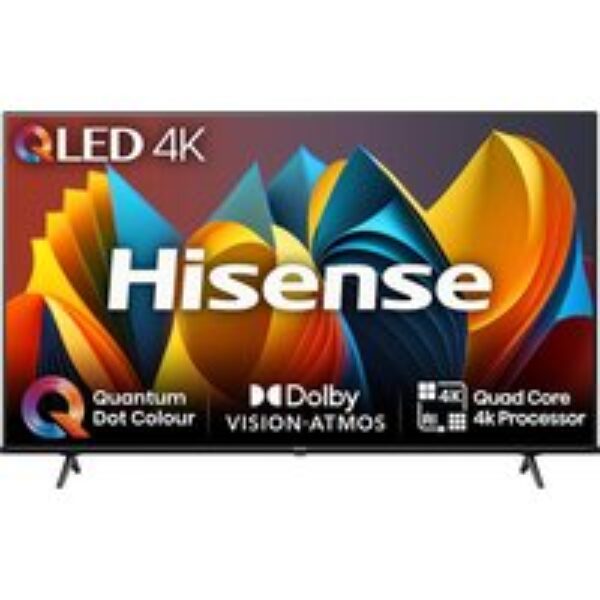 55" HISENSE 55E7NQTUK  Smart 4K Ultra HD HDR QLED TV with Amazon Alexa