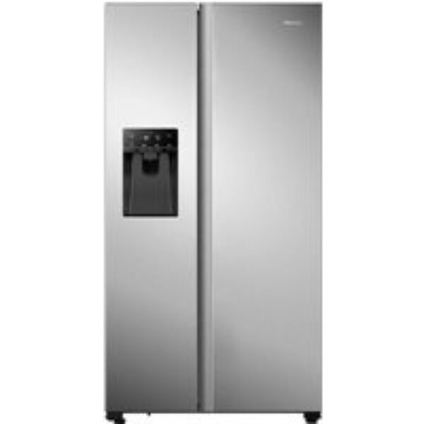 HISENSE PureFlat RS694N4TIE American-Style Fridge Freezer - Stainless Steel