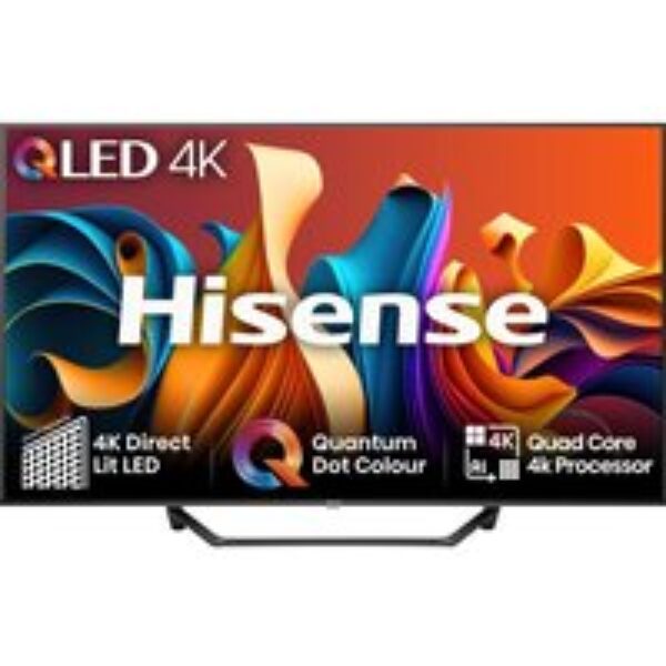 55" HISENSE 55A7NQTUK  Smart 4K Ultra HD HDR QLED TV with Amazon Alexa