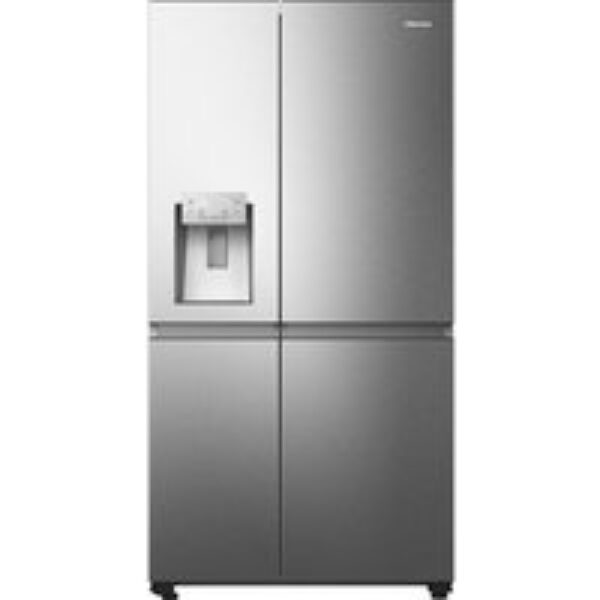 HISENSE PureFlat RS818N4TIE American-Style Smart Fridge Freezer - Grey Stainless Steel