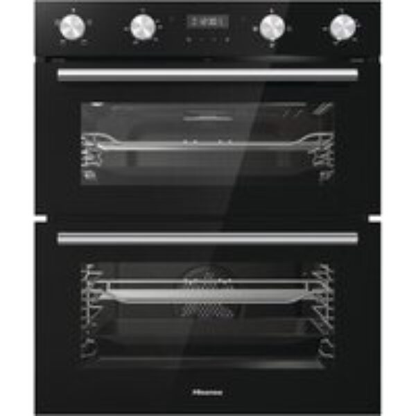 HISENSE BID75211BGUK Electric Built-under Double Oven - Black