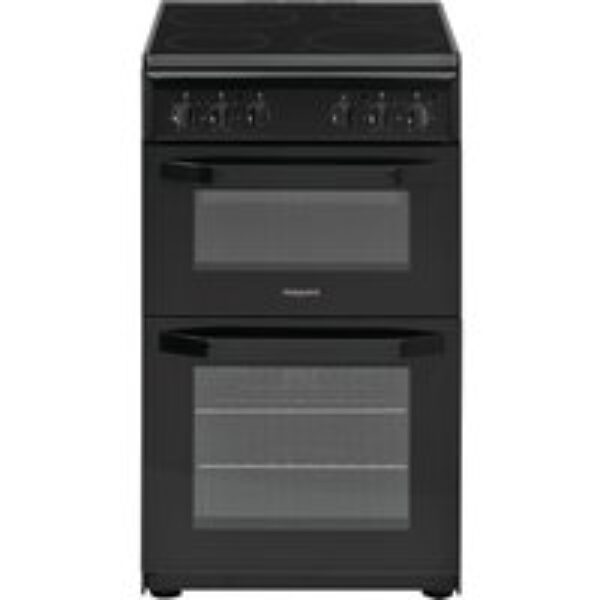 HOTPOINT Multiflow HD5V92KCB 50 cm Electric Ceramic Cooker - Black