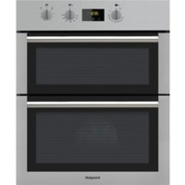 HOTPOINT Class 4 DU4 541 IX Electric Built-under Double Oven - Black & Stainless Steel