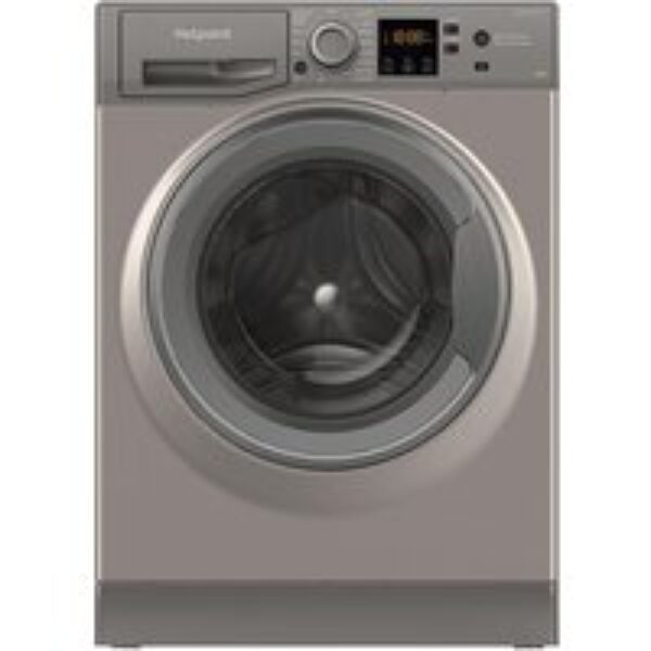 HOTPOINT Anti-Stain NSWM 1046 GG UK 10 kg 1400 Spin Washing Machine - Graphite