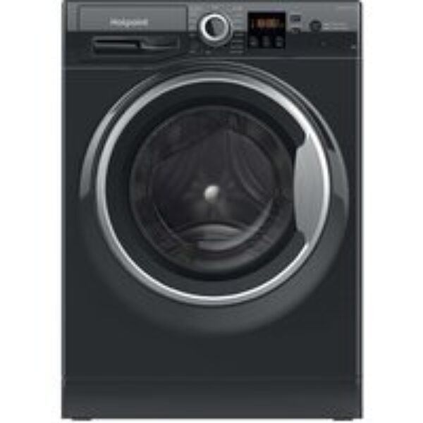 HOTPOINT Anti-Stain NSWR 846 BS UK 8 kg 1400 Spin Washing Machine - Black