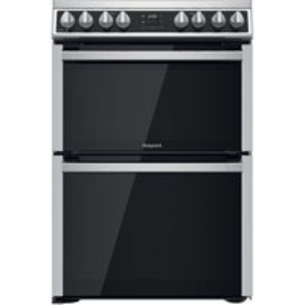 HOTPOINT Multiflow HDM67V8D2CX 60 cm Electric Ceramic Cooker - Stainless Steel