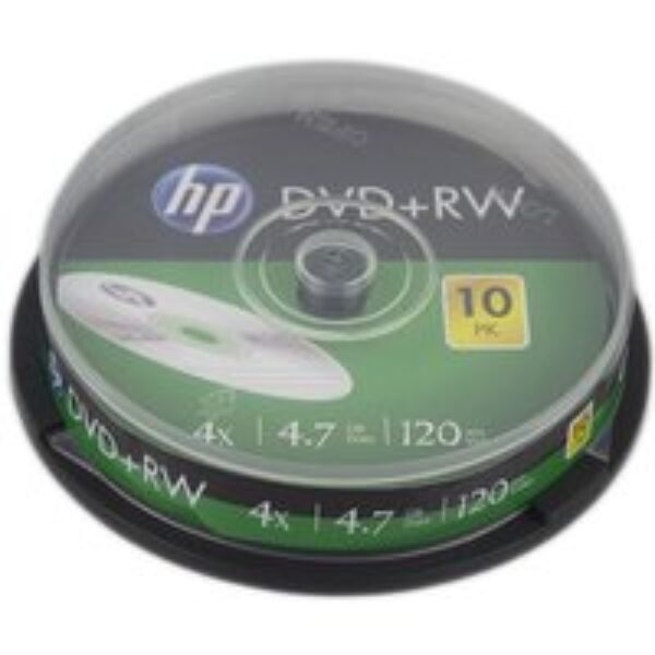 HP 4x Speed DVD Blank DVDs - Pack of 10