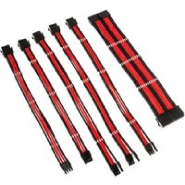 KOLINK Coreu0026tradeAdept Power Extension Cable Kit - Black & Red