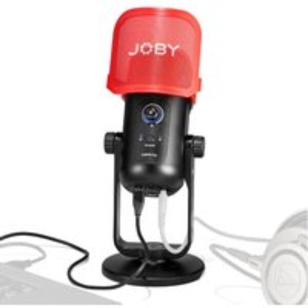 JOBY Wavo Pod USB Microphone - Black & Red