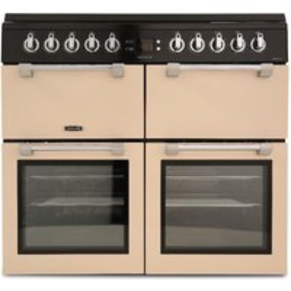 LEISURE Chefmaster CC100F521C 100 cm Dual Fuel Range Cooker - Cream & Black