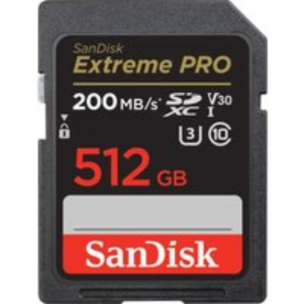 SANDISK Extreme Pro Class 10 SDXC Memory Card - 512 GB