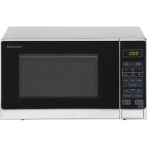 SHARP R272SLM Solo Microwave - Silver