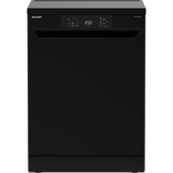 SHARP QW-NA1CF47EB-EN Full-size Dishwasher - Black