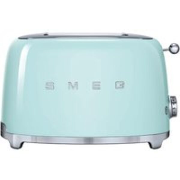 SMEG 50's Retro TSF01PGUK 2-Slice Toaster - Pastel Green