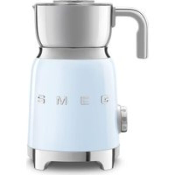 SMEG MFF11PBUK Electric Milk Frother - Pastel Blue