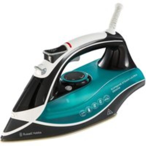 RUSSELL HOBBS Supreme Steam 23260 Iron - Black & Blue