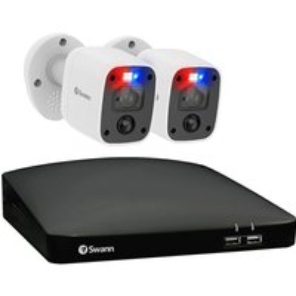 SWANN Enforcer SWDVK-456802MQB 4-channel 4K Ultra HD DVR Security System - 1 TB