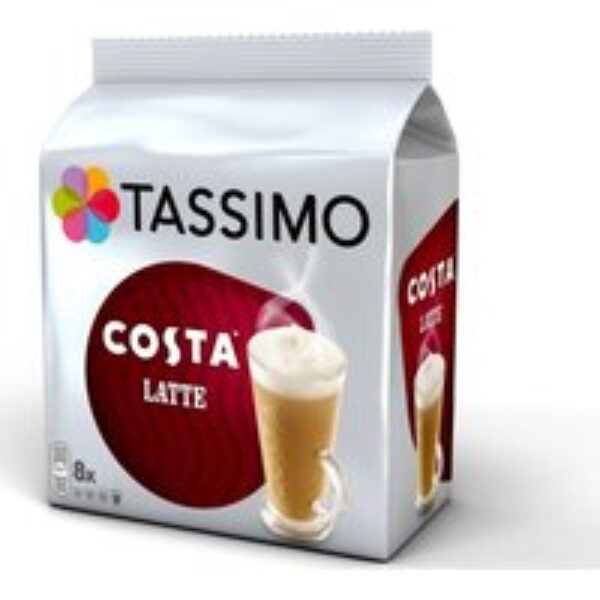 TASSIMO Costa Latte T Discs - Pack of 8