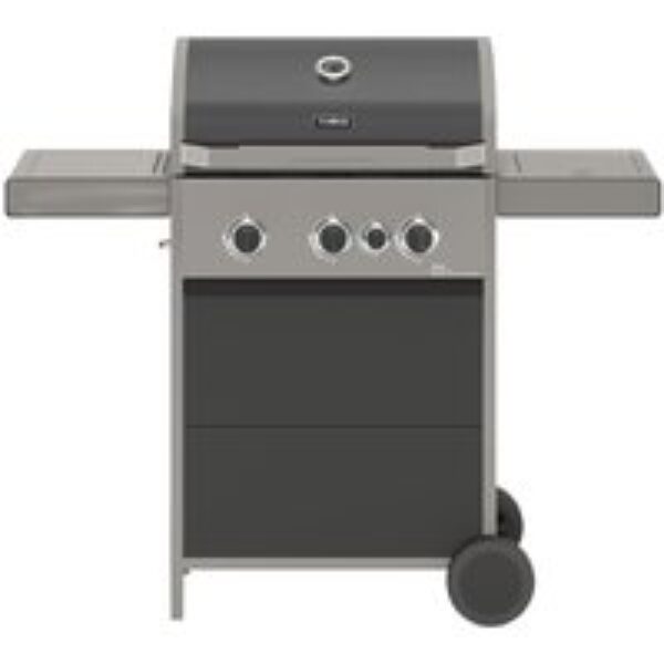 TOWER Stealth 3000 T978501 Portable 3 Burner Grill Gas BBQ - Black