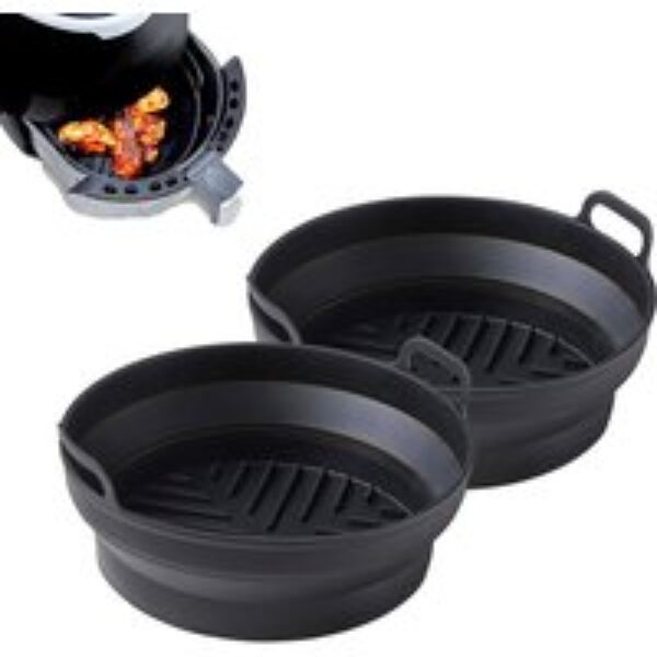 TOWER T843090 2-piece Non-Stick Silicone Tray Set - Black