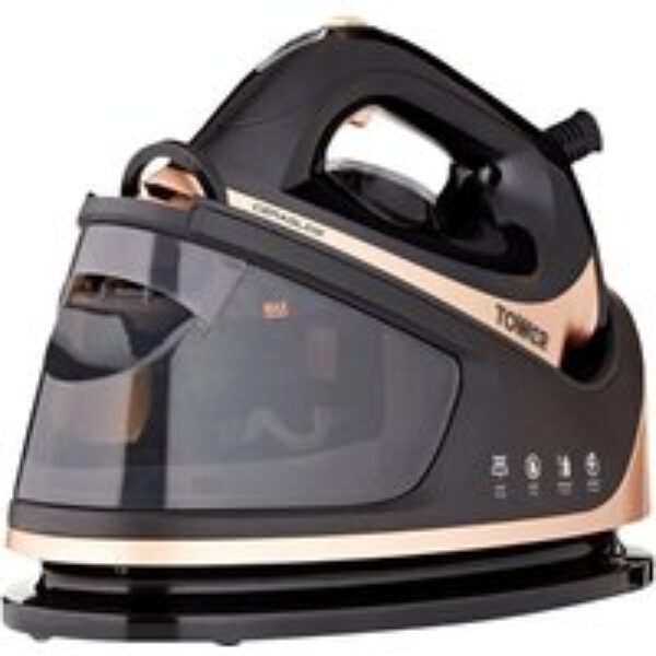 TOWER T22023GLD Steam Generator Iron - Black