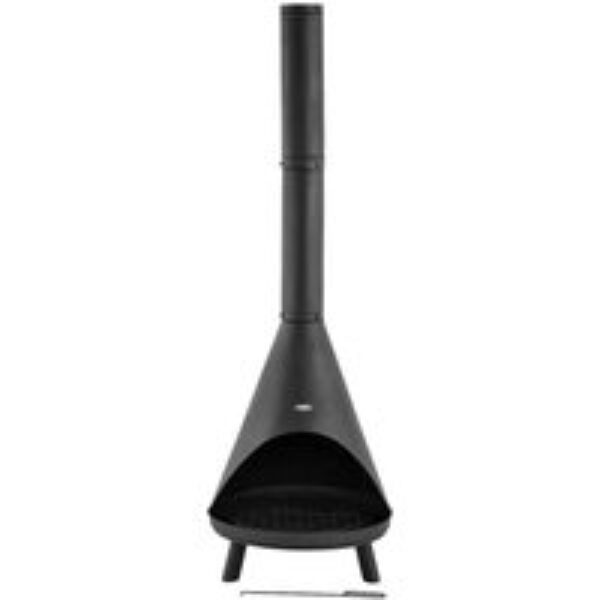 TOWER Comet T978538 Outdoor Chiminea Fire Pit - Black