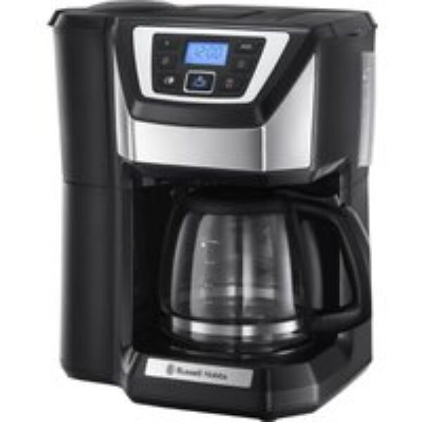 RUSSELL HOBBS Chester 22000 Grind & Brew Filter Coffee Machine - Black & Silver