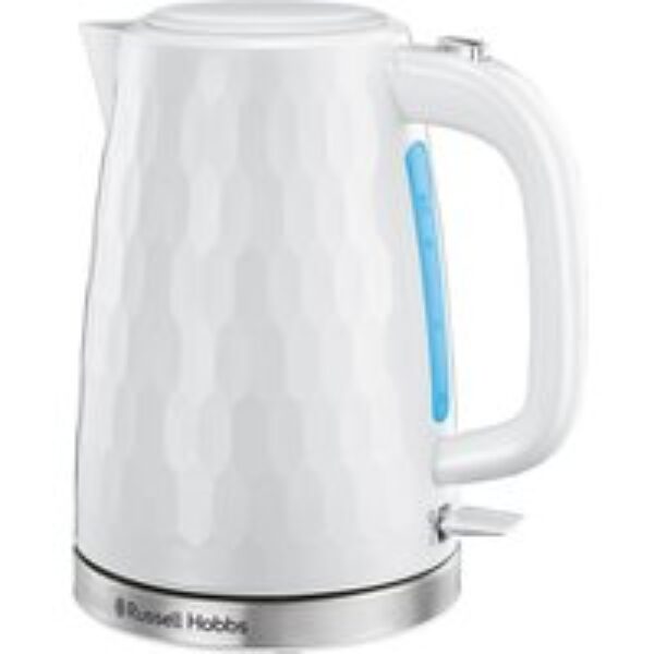 RUSSELL HOBBS Honeycomb 26050 Jug Kettle - White