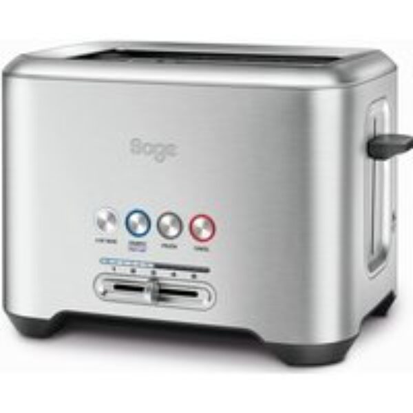 SAGE A Bit More 2-Slice Toaster - Silver