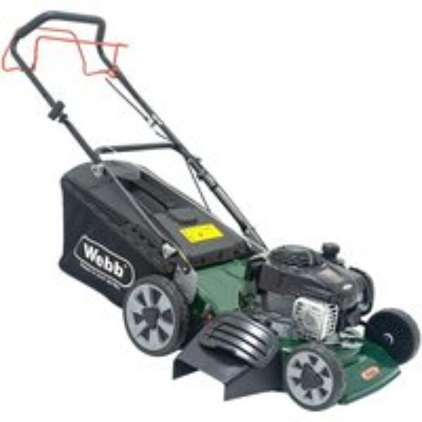 WEBB WER18HW4 Supreme Rotary Lawn Mower - Green & Black