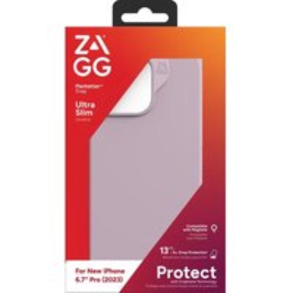 ZAGG Manhattan Snap iPhone 15 Pro Max Case - Lavender