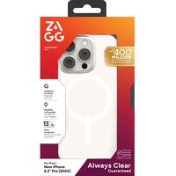 ZAGG Crystal Palace Snap iPhone 16 Pro Case - Clear