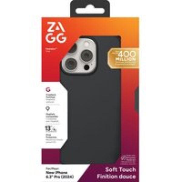 ZAGG Manhattan Snap iPhone 16 Pro Case - Black