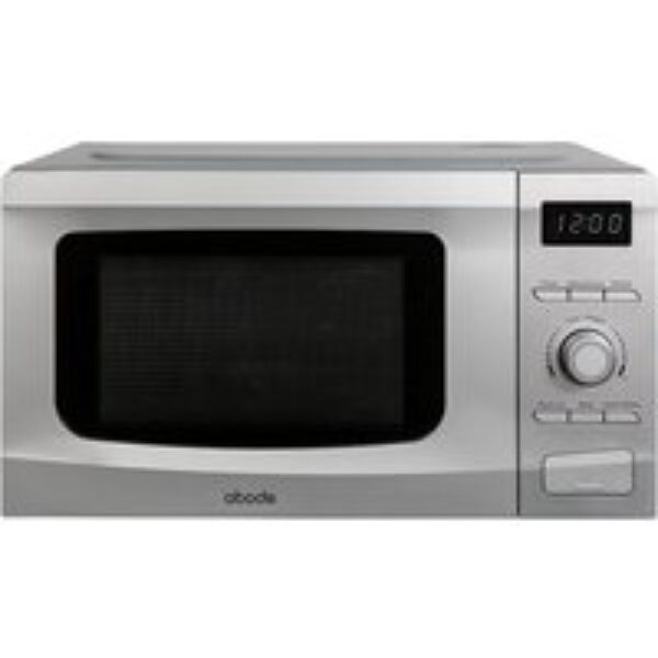 ABODE AMD2002S Compact Solo Microwave - Silver