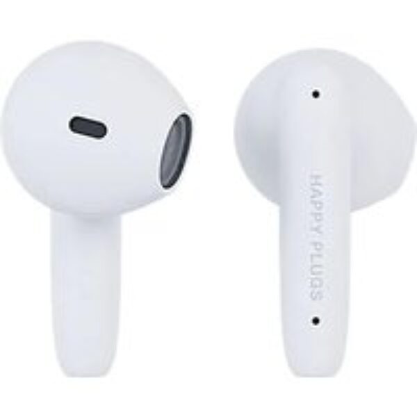 HAPPY PLUGS Joy Lite Wireless Bluetooth Earbuds - White