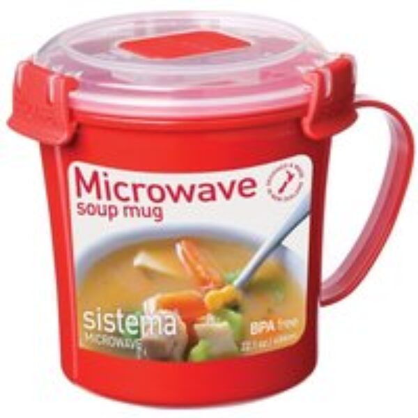 SISTEMA 656ml Microwave Soup Mug