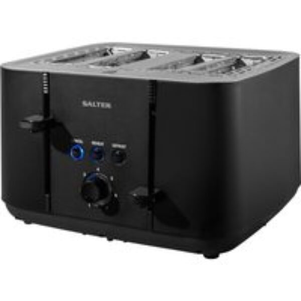 SALTER Kuro EK5565MBLK 4-Slice Toaster - Black