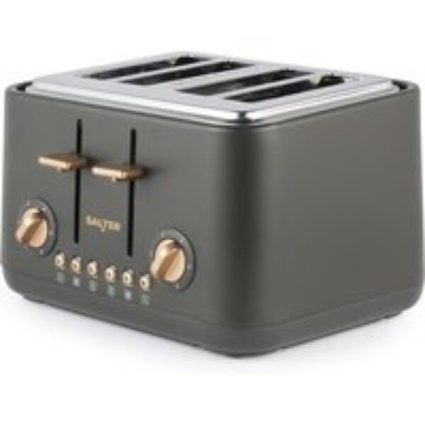 SALTER EK5823CB 4-Slice Toaster - Charcoal