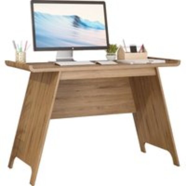 TEKNIK Towson 7700001 Trestle Desk - Beaufort Oak