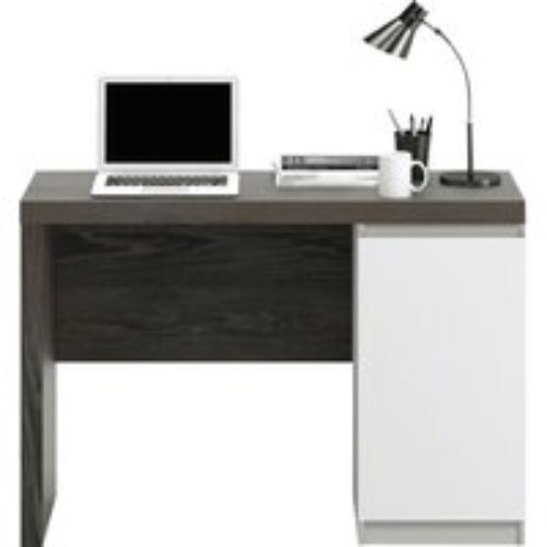 TEKNIK 5425833 Hudson Chunky Desk - Charcoal Ash