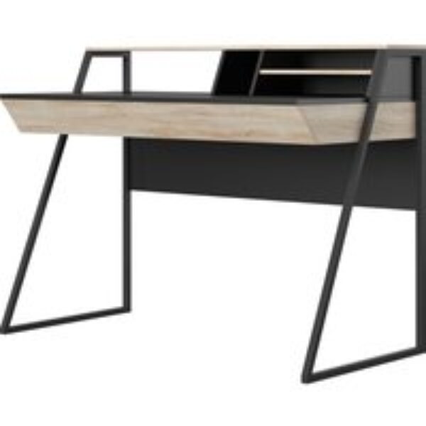 ALPHASON Salcombe AW3160 Desk - Black & Oak