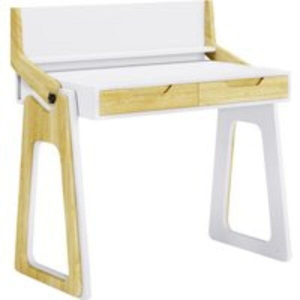 ALPHASON Palmer AW3622 Sit Stand Desk - White & Oak