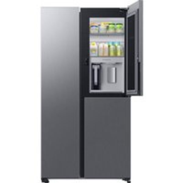 SAMSUNG Beverage Center RH69DG893ES9EU American-Style Smart Fridge Freezer - Silver