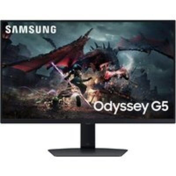 SAMSUNG Odyssey G5 LS27DG502EUXXU Quad HD 27" IPS LCD Gaming Monitor - Black